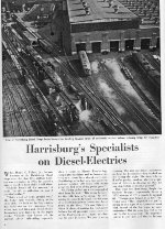 PRR "Harrisburg's Specialists On Diesel-Electrics," Page 6, 1953